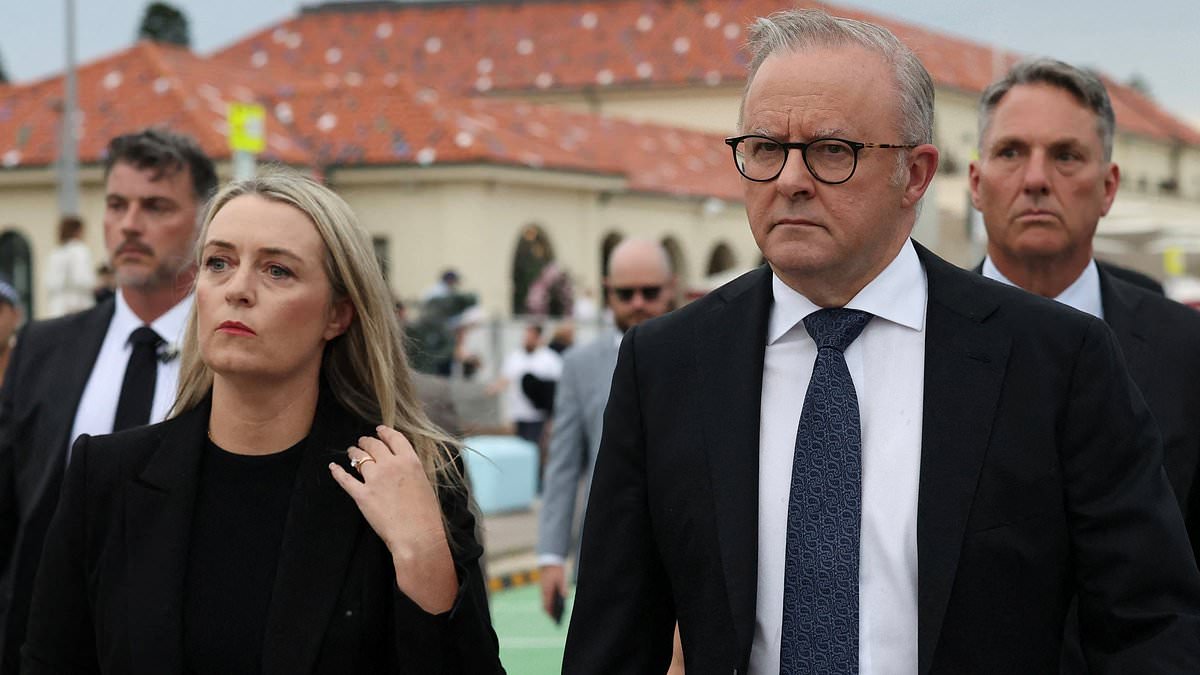 Bondi vigil marred by heckling as Albanese attends memorial for Hanukkah attack victims