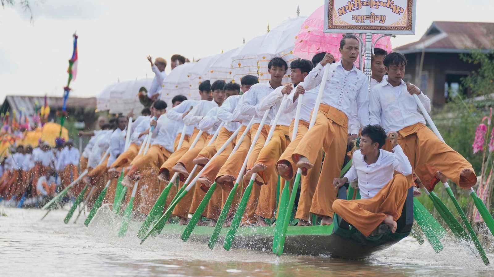 Spectacular Myanmar lake festival shines amid political upheaval, natural disasters