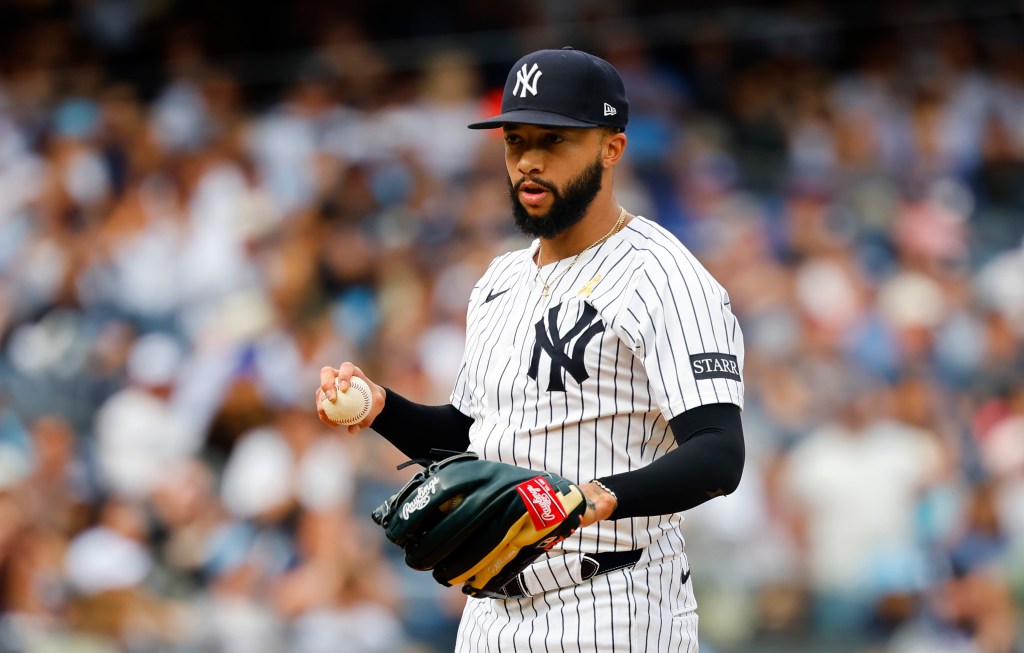 Williams pauses before delivering a pitch