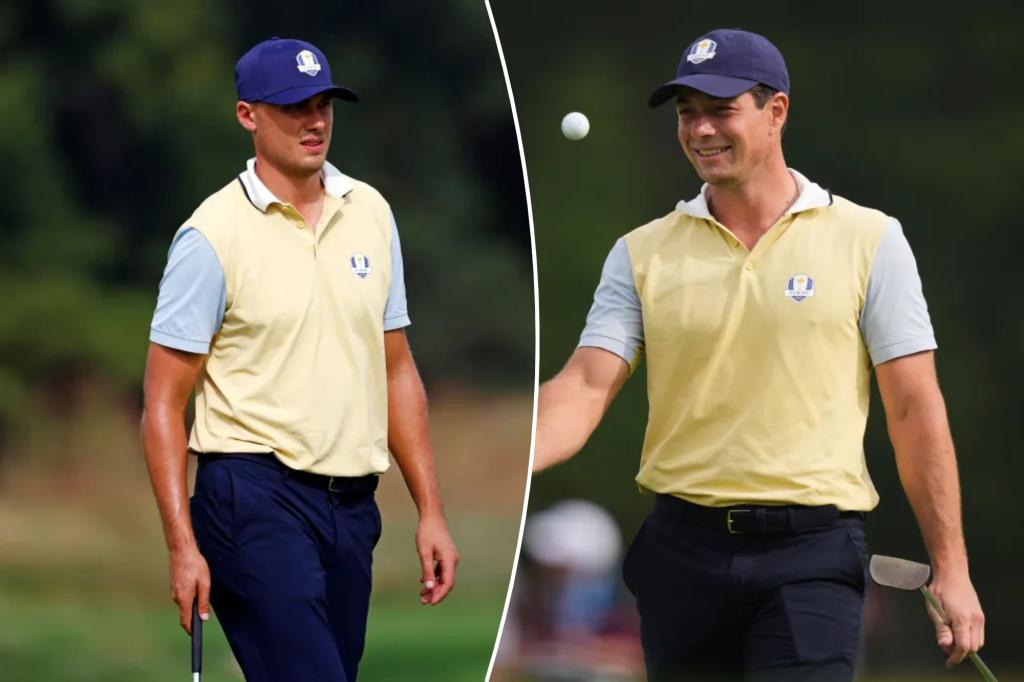 Åberg reveals teammate's UFO interest as Ryder Cup duo thrives