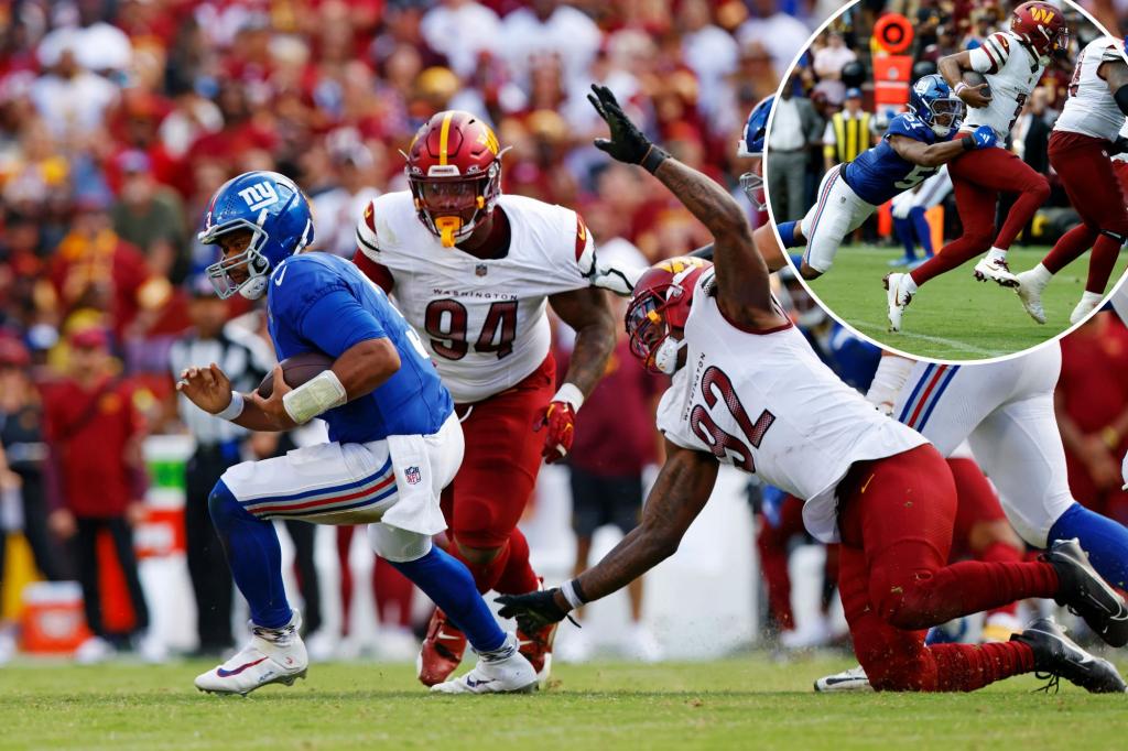 Giants’ own offense undercuts pass rush as unit struggles to sustain drives