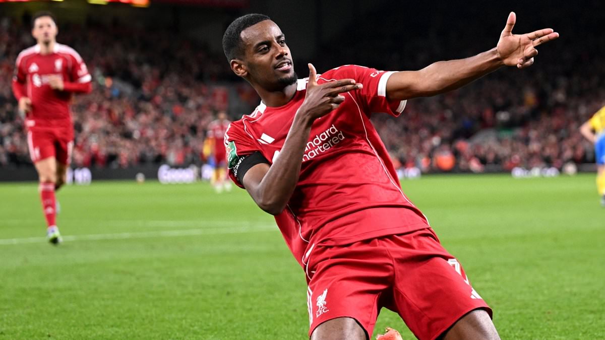 Isak fires Liverpool to 2-1 Carabao Cup win over Southampton as Ekitike sent off after late celebration