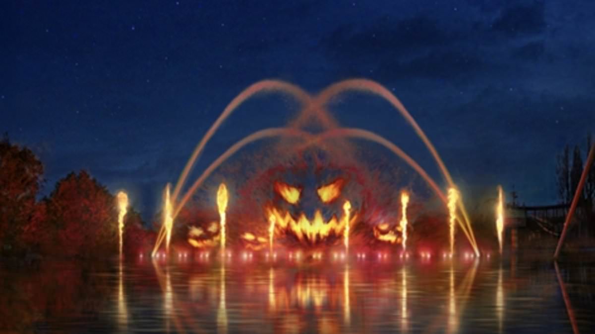 Drayton Manor unveils UK’s largest lake light show as park marks 75th anniversary