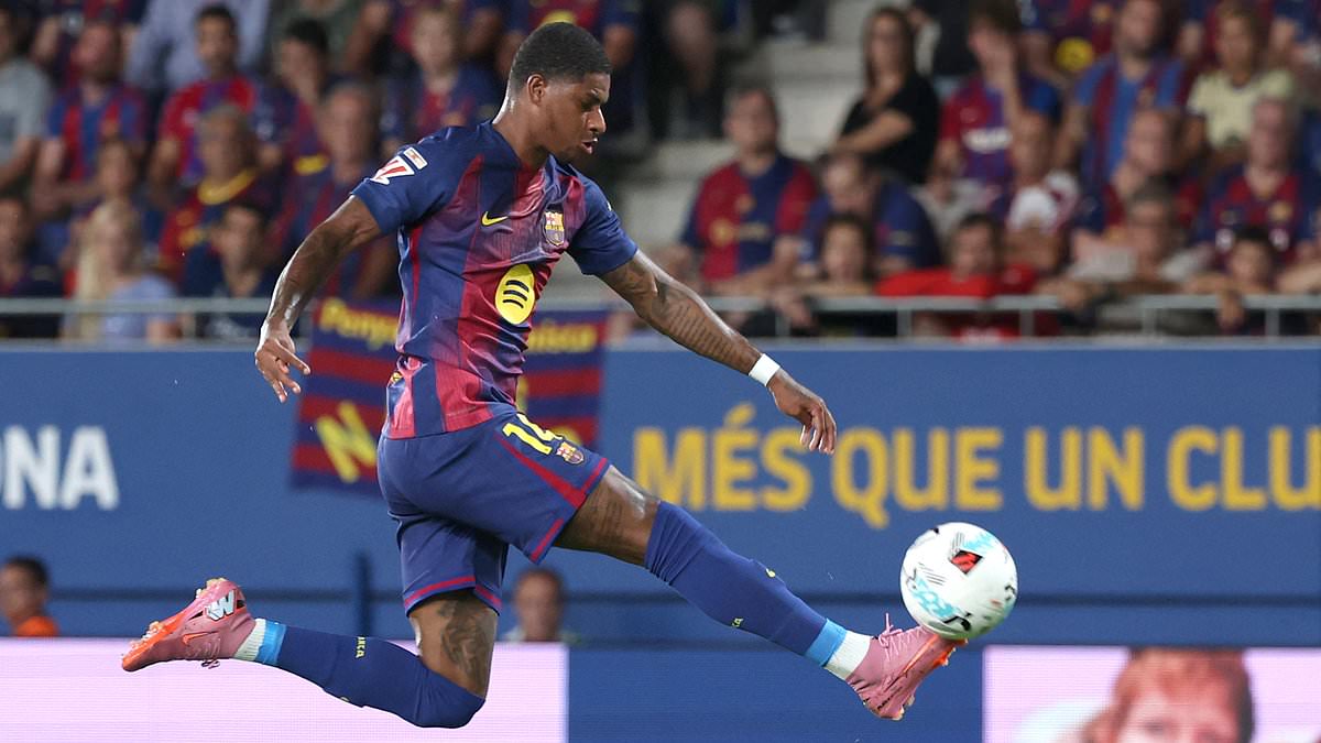 Barcelona rebuild Marcus Rashford ahead of Newcastle Champions League trip