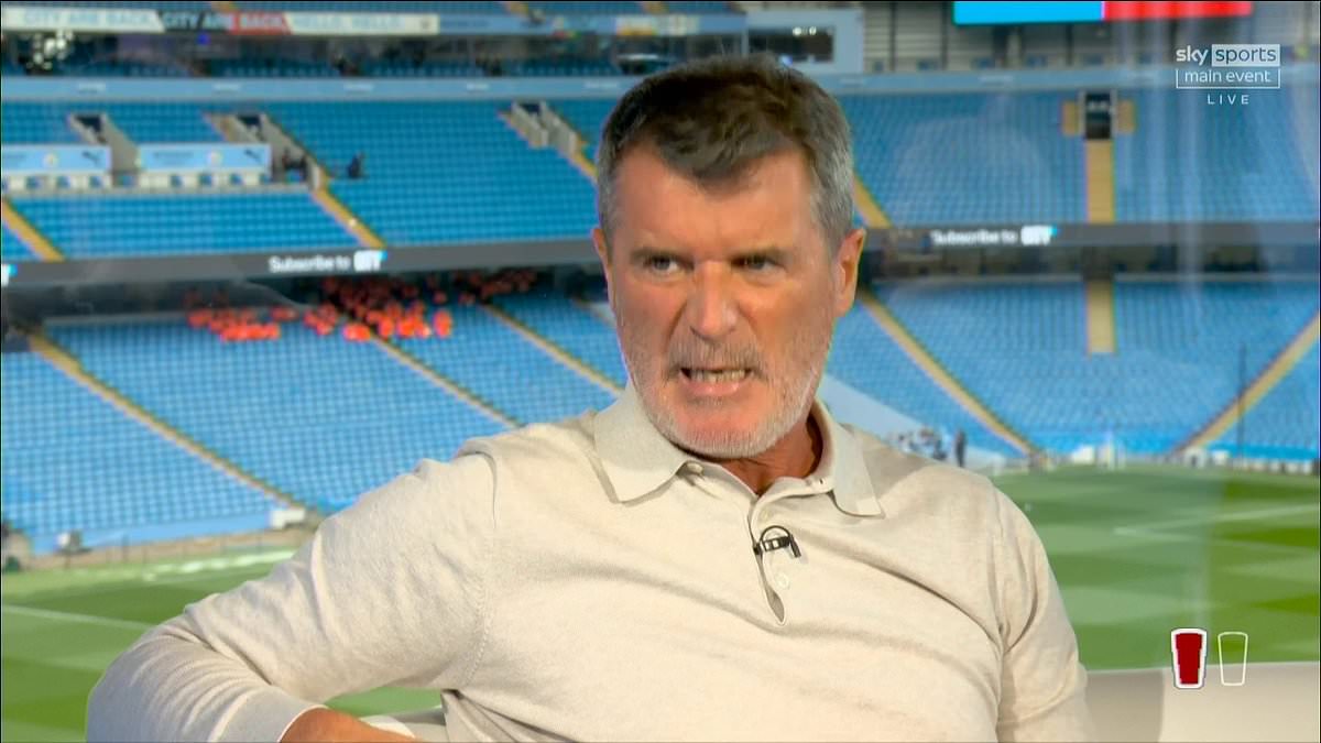 Roy Keane says Luke Shaw 'gave up' after Jeremy Doku skill as he also criticises Bruno Fernandes