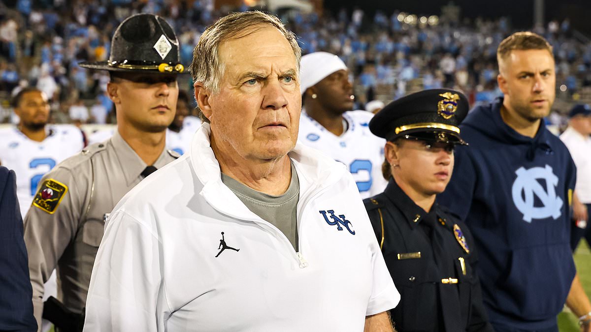 Bill Belichick Bans Patriots Scouts After First Win as North Carolina Coach; Jordon Hudson Not in Attendance