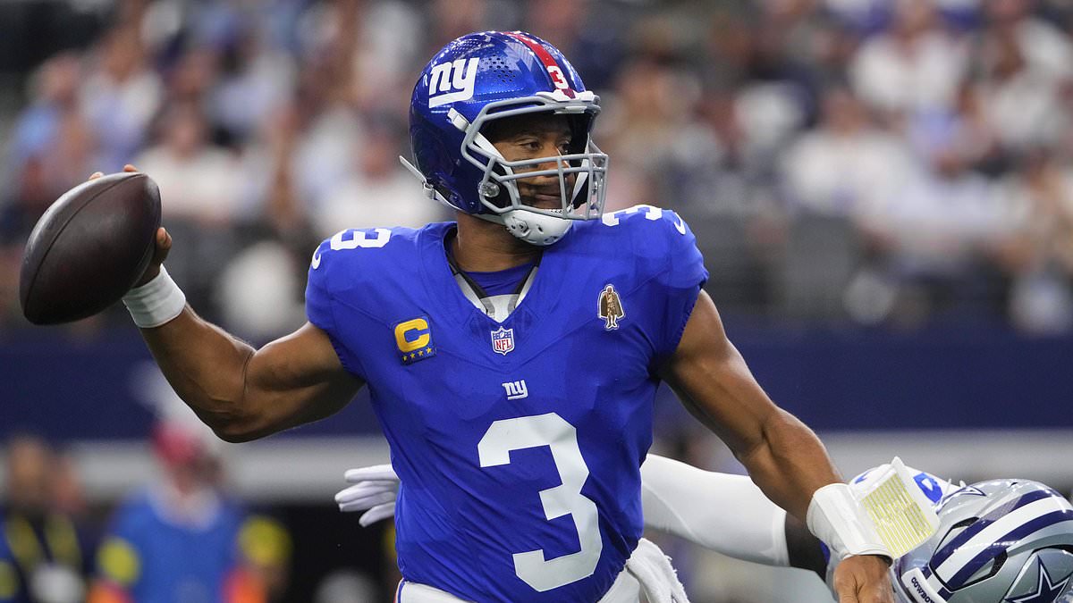 Russell Wilson’s 48-yard TD to Malik Nabers Stuns Fans; Cowboys Tie With 64-Yard FG to Force Overtime