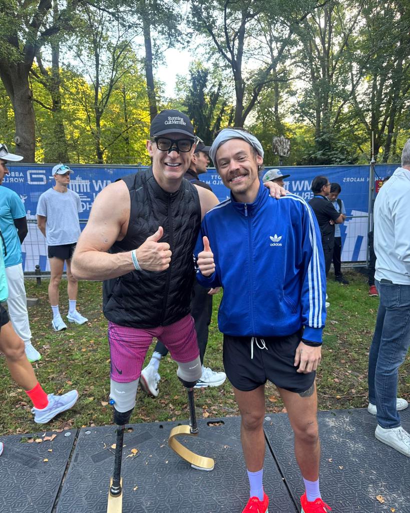 Runners in Berlin Marathon