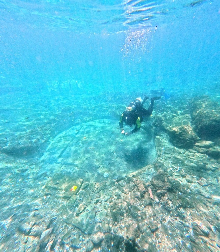 Roman construction detail from the site