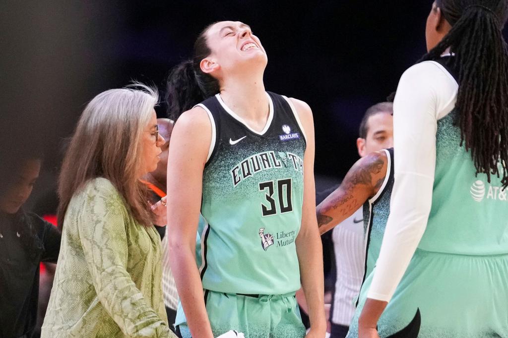 Breanna Stewart Undergoes MRI After Leaving Liberty's OT Win; Game 2 Status Uncertain