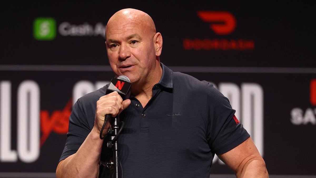 Dana White Snubs Saudi Promoter in Awkward Exchange at Canelo‑Crawford Press Conference