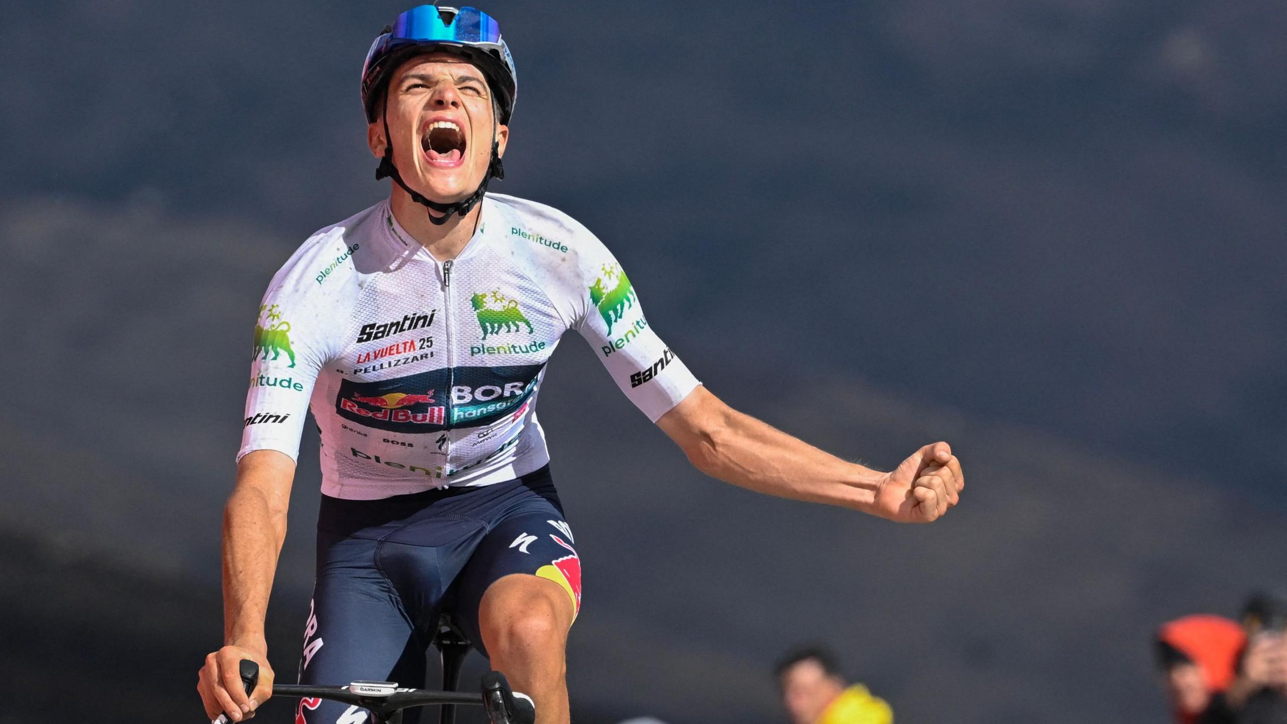 Pellizzari wins Vuelta stage as riders warn they could quit amid disruptions