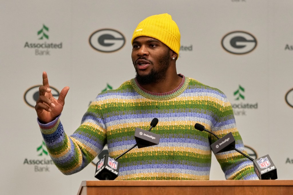 Micah Parsons with Packers
