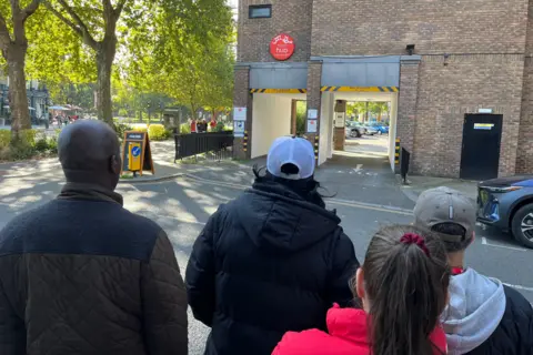 Hotel common area with maintenance concerns