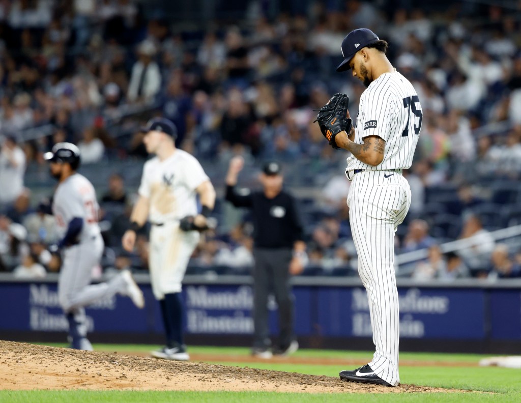 Yankees’ bullpen implodes again as Tigers rout New York, 11-1