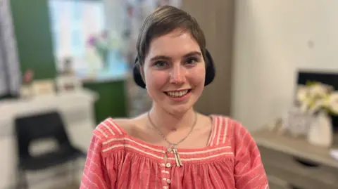 Lily with friends before illness