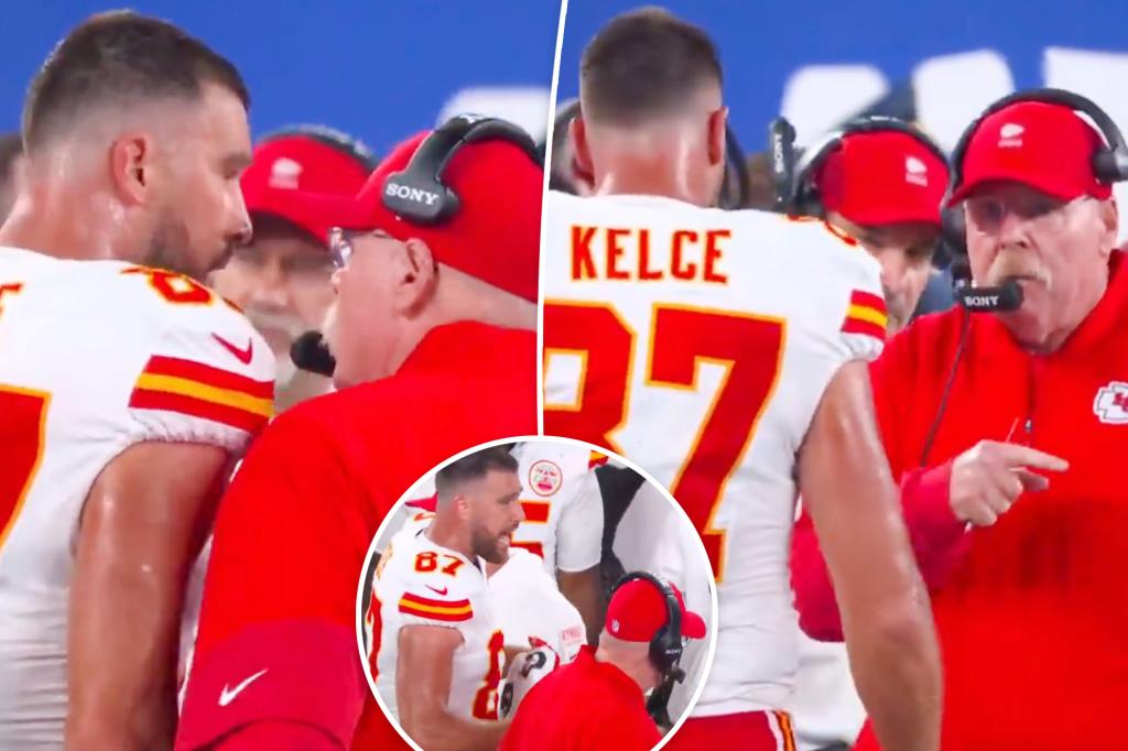 Kelce- Reid confrontation highlights Chiefs' win over Giants at MetLife