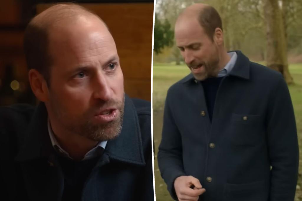 Prince William says 2024 was the hardest year as Kate Middleton battled cancer, in Apple TV+ interview