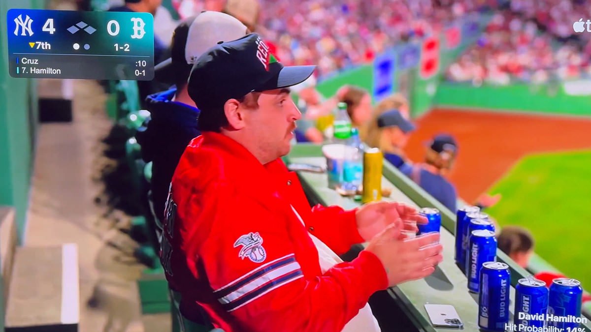Red Sox fan caught on hot mic blasting own player as clip goes viral during Yankees loss
