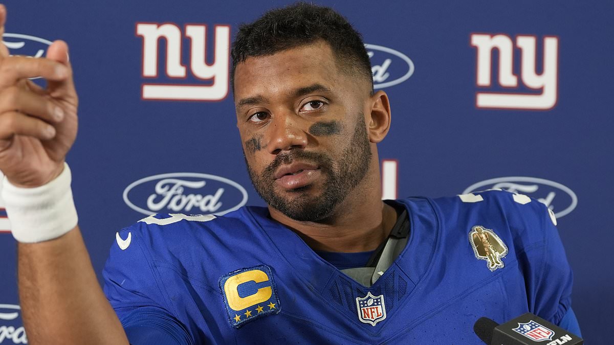 Russell Wilson posts 'Mentally Tough' after calls to bench him following Giants' loss