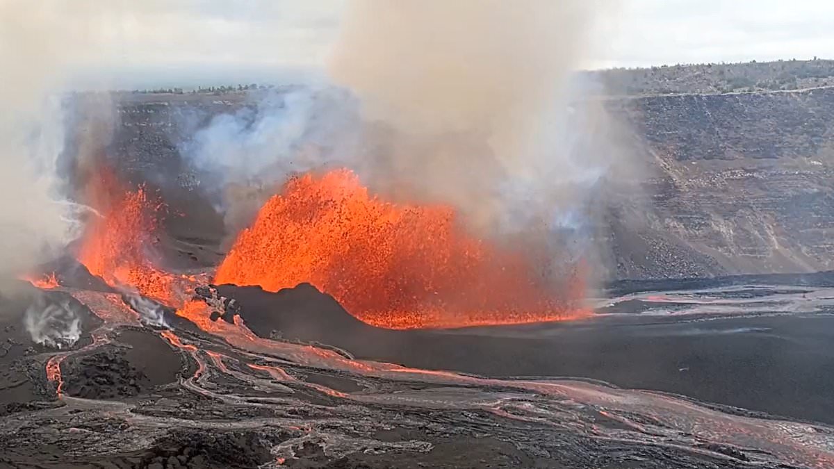 Kilauea eruption sends lava 500 feet high; USGS warns of gas and 'Pele's hair'