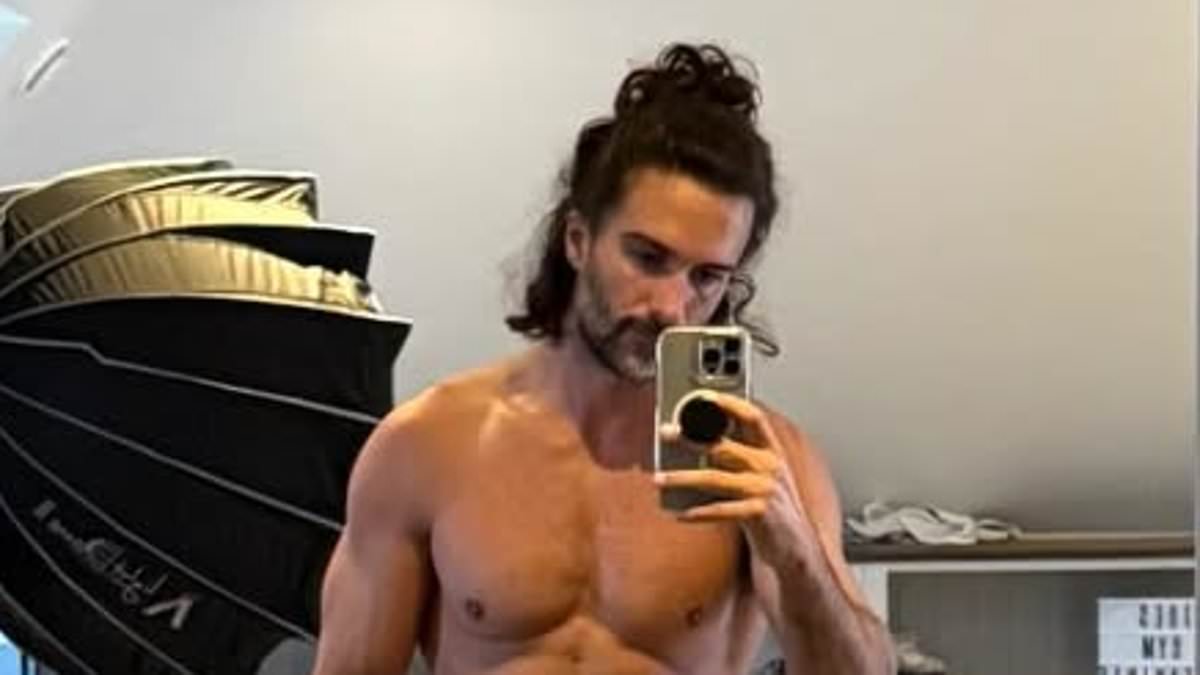 Joe Wicks defends sugar stance with shirtless selfie after backlash over comments about children's access to sweets