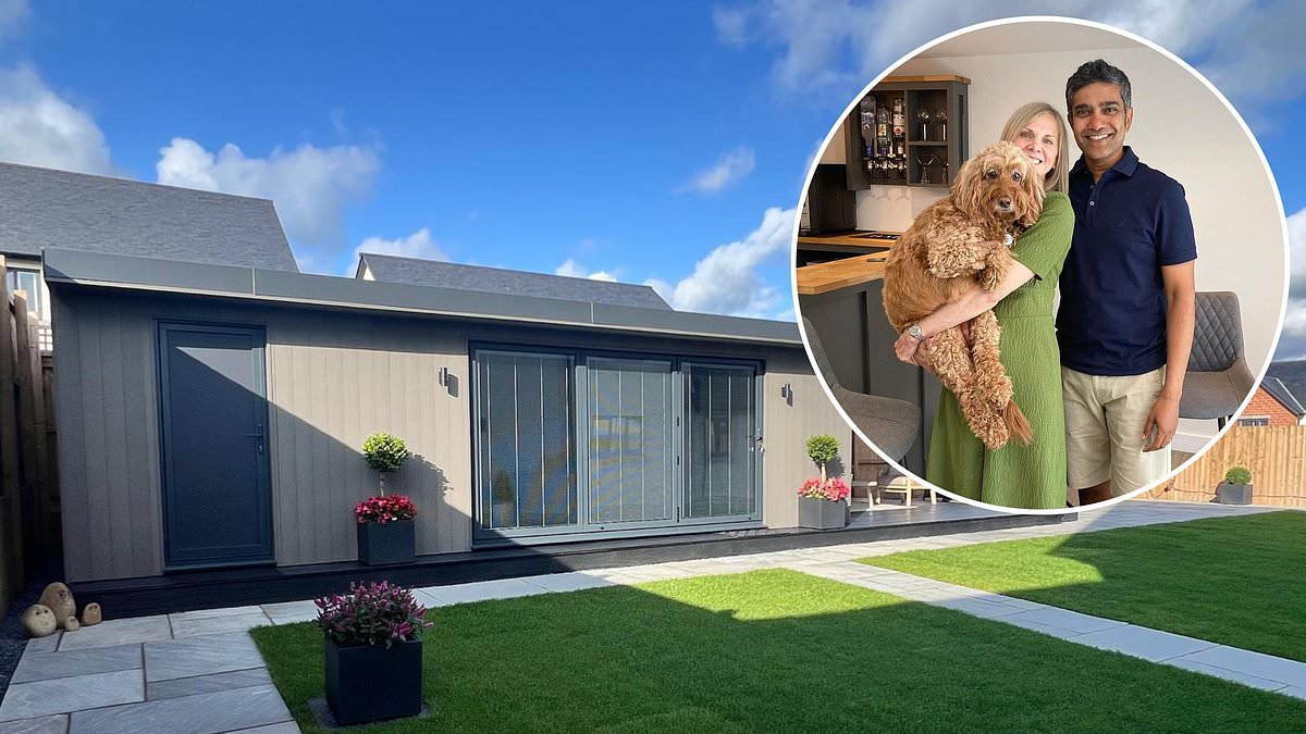 Homeowners spend £57,722 on garden room to avoid extension delays and planning hurdles