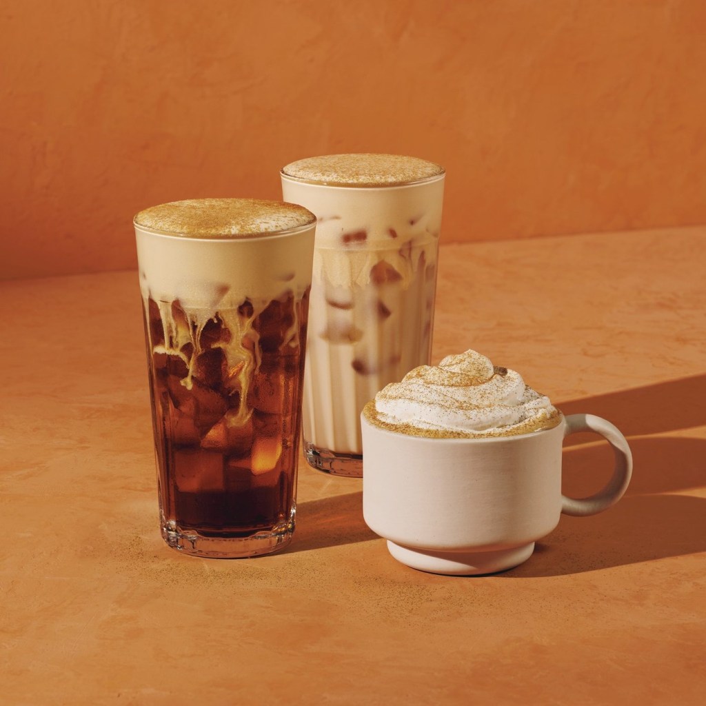 Starbucks fall drink menu features