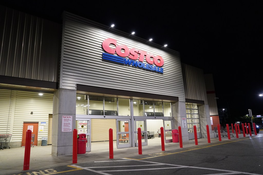 Exterior view of a Costco Wholesale store