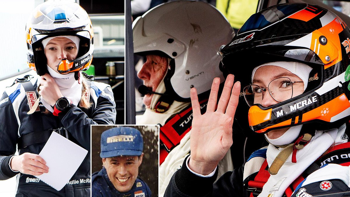 Hollie McRae makes rally debut alongside grandfather at McRae Rally Challenge