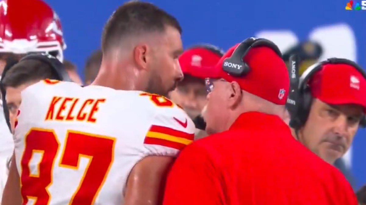 Reid plays down Kelce sideline clash after Chiefs’ 22-9 win over Giants