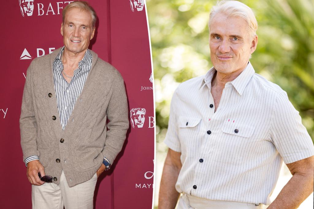 Dolph Lundgren on the red carpet