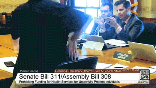 Chaos erupts during Wisconsin immigration hearing as Democrat lunges at chairman’s gavel