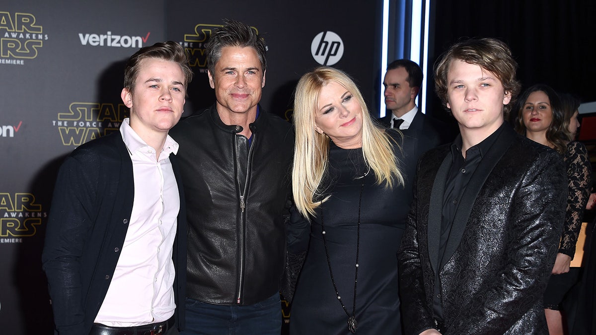 Rob Lowe with family