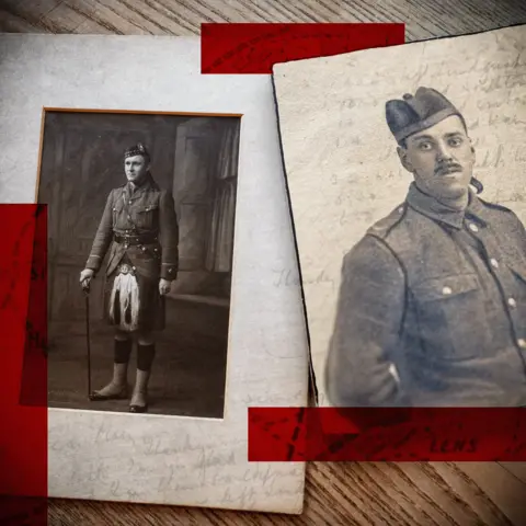 Two Scottish soldiers identified after a century in France