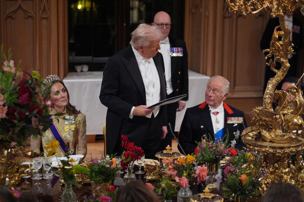 Trump at Windsor banquet