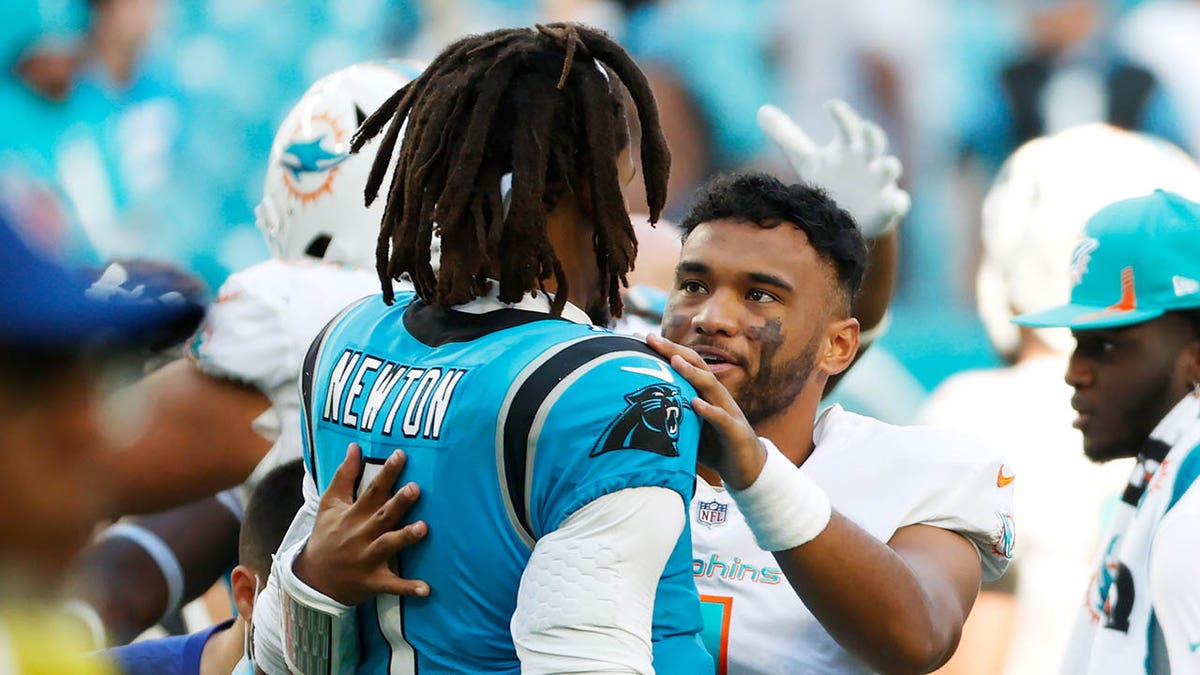 Tua Tagovailoa fires back at Cam Newton’s critique as Dolphins open season 0-3