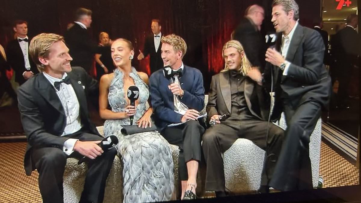 Bailey Smith's Brownlow moment sparks online debate as sunglasses and manspreading steal the show