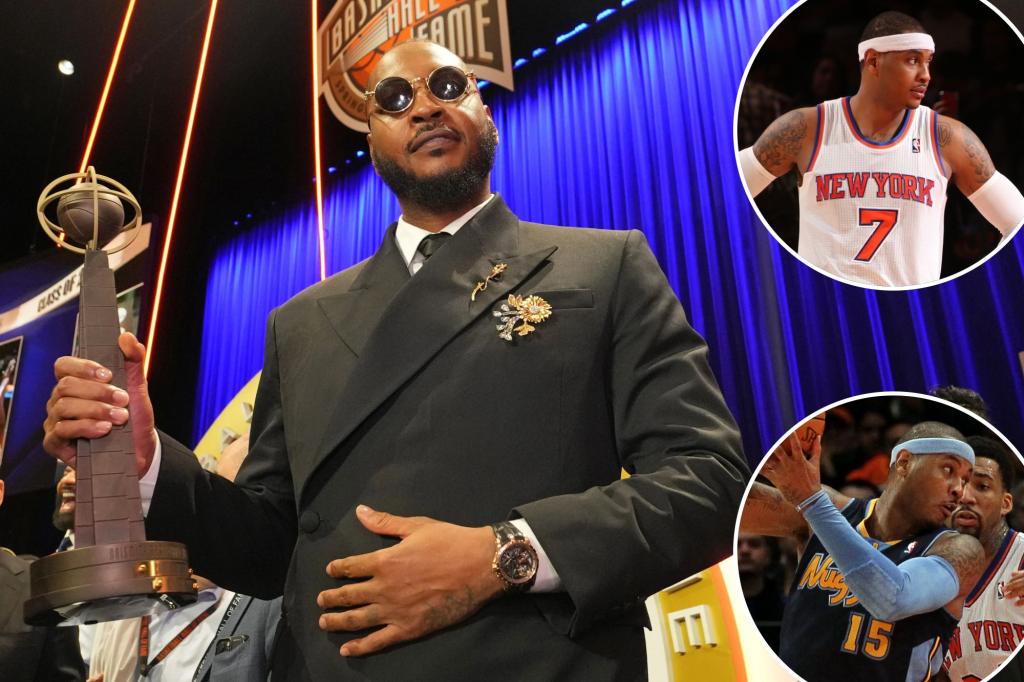 Carmelo Anthony’s Hall of Fame narrative centered on Knicks era, New York Post reports