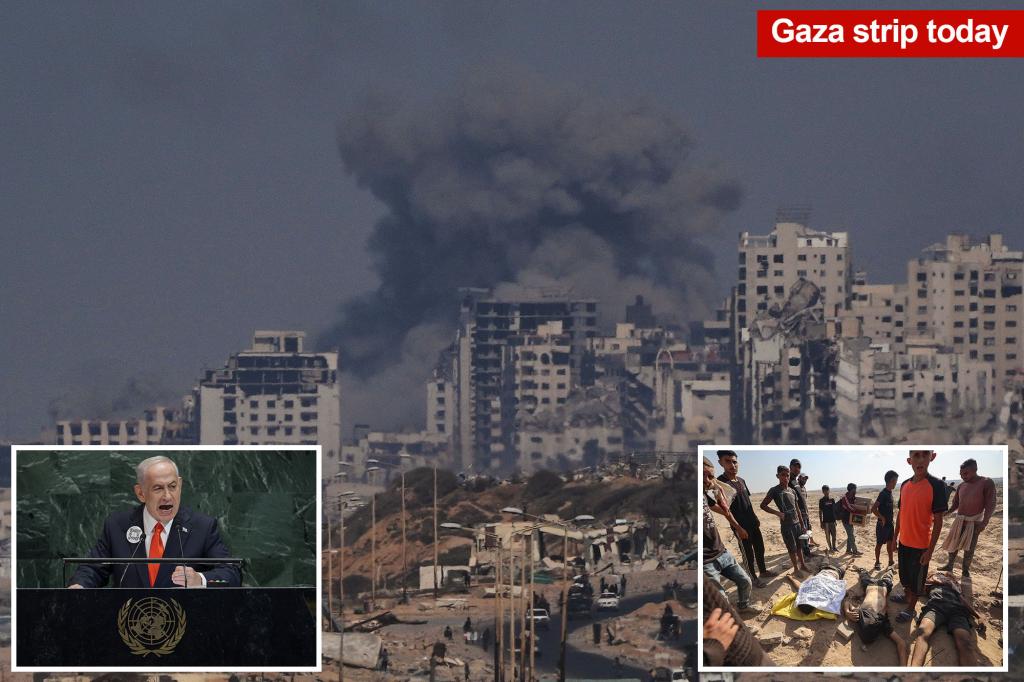 Netanyahu tells UN to finish the job against Hamas, rejects Palestinian state