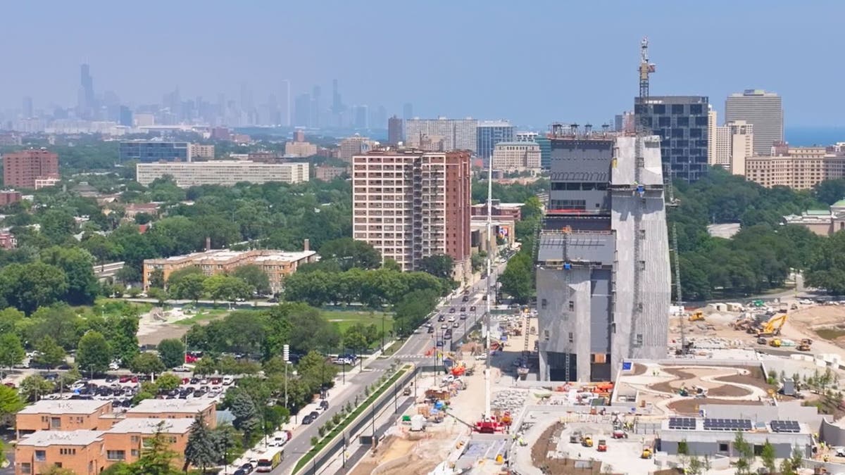 Site progression of the Obama Presidential Center