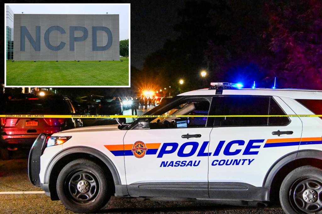 Nassau County police officers and investigators