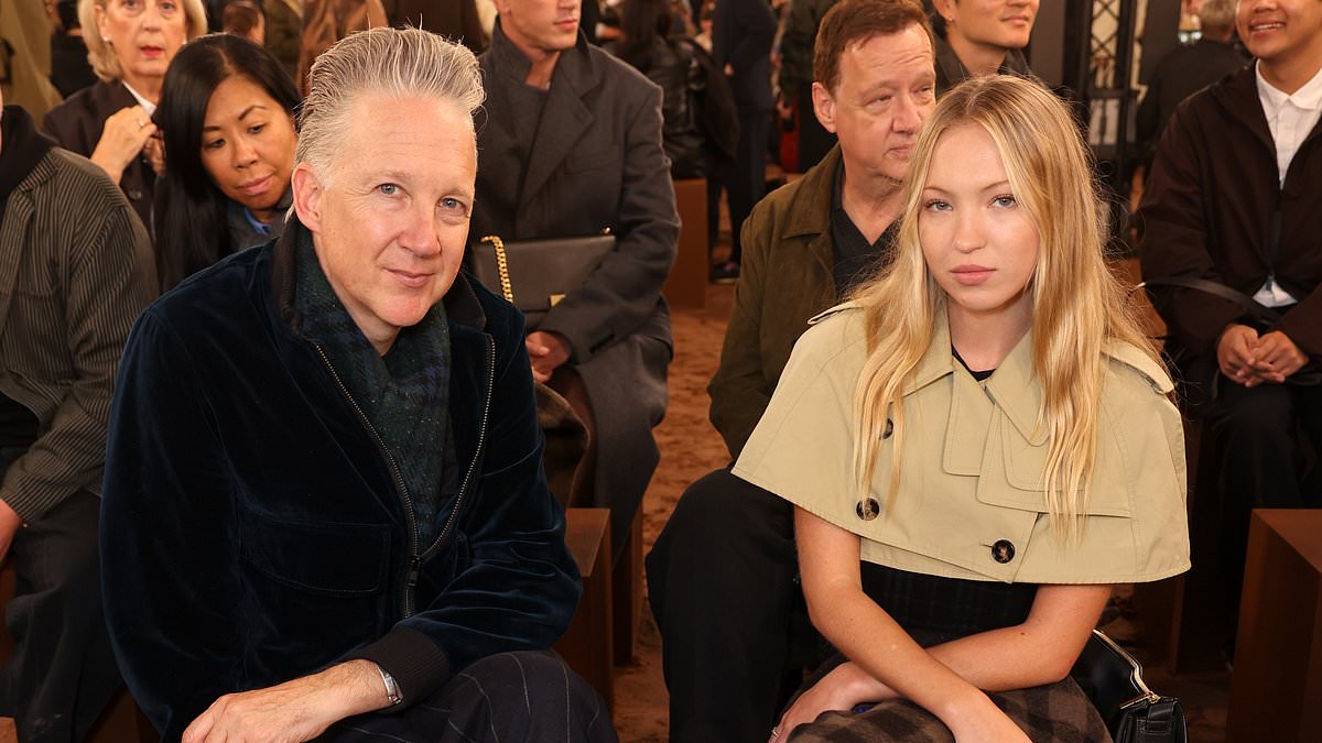 Lila Moss makes rare public appearance with dad Jefferson Hack at Burberry show during London Fashion Week