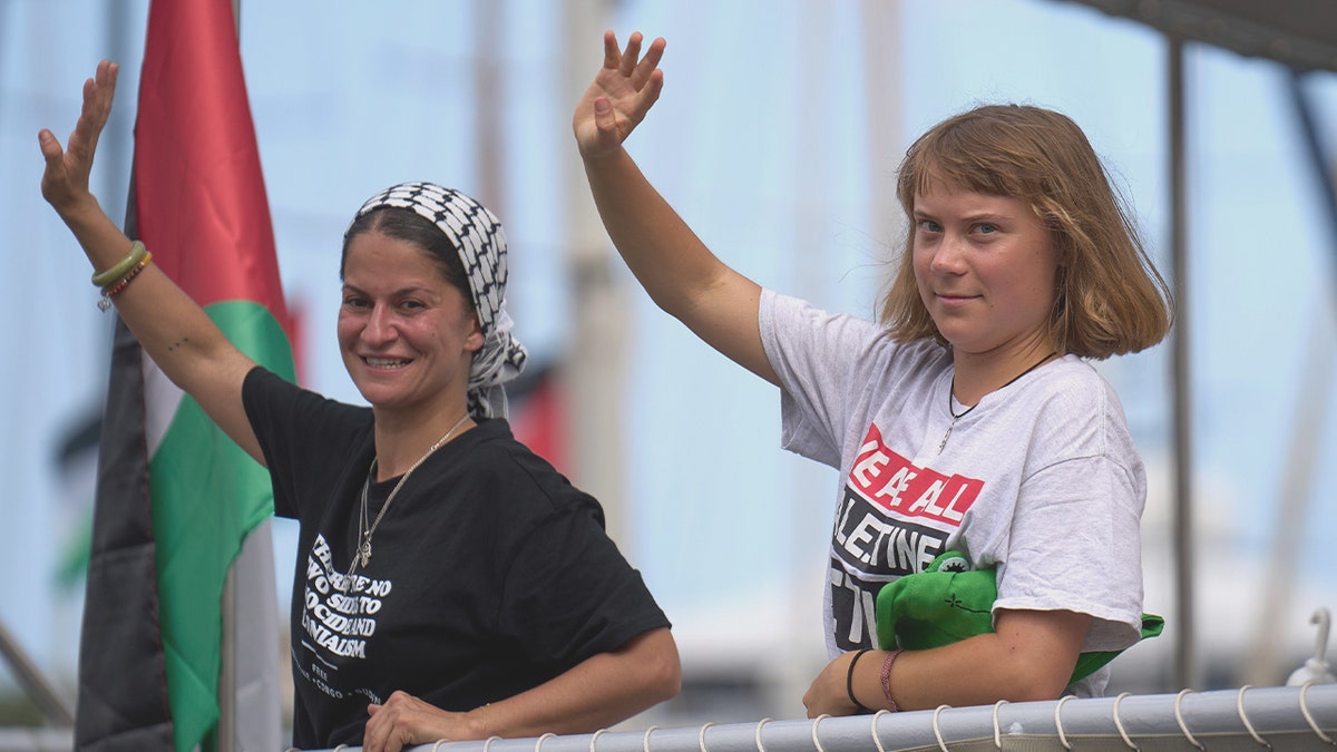 Greta Thunberg flotilla hit by Abba music as radios hijacked en route to Gaza