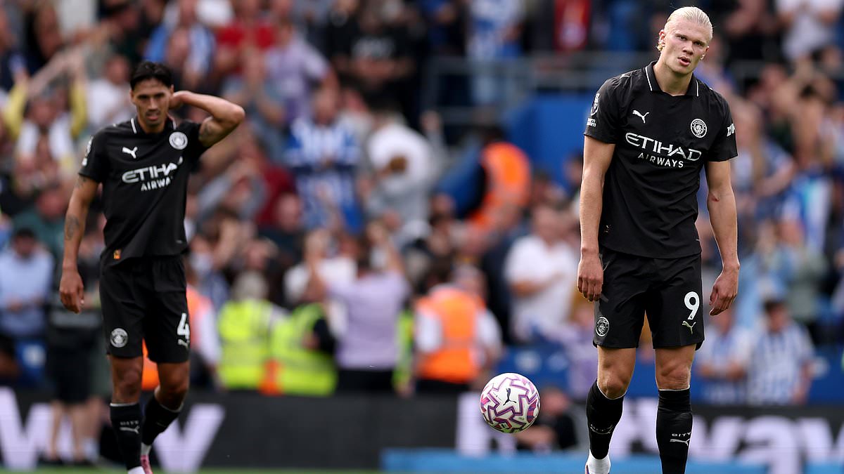 Manchester City's alarming Premier League start leaves Guardiola's team searching for answers