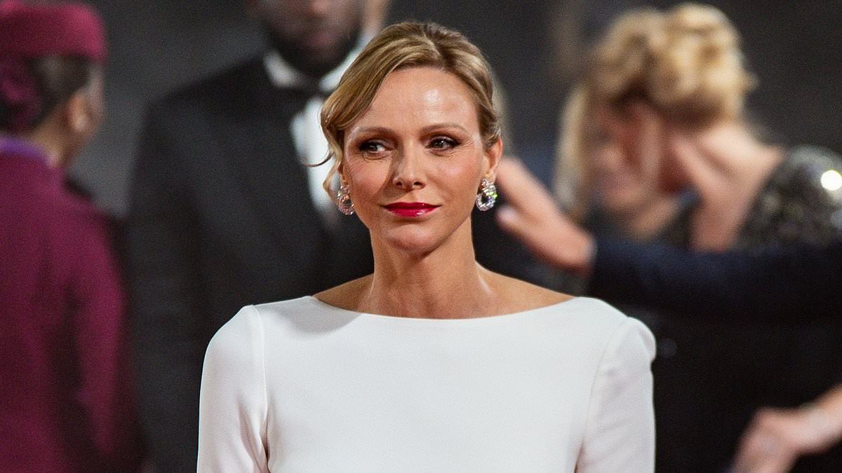 Charlene of Monaco stuns in white backless Elie Saab gown at Ballon d'Or solo appearance, hints at Olympic past