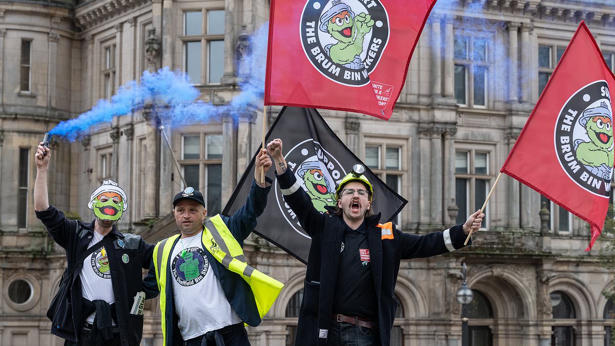 Thousands rally in Birmingham in support of striking bin workers amid ongoing dispute with council