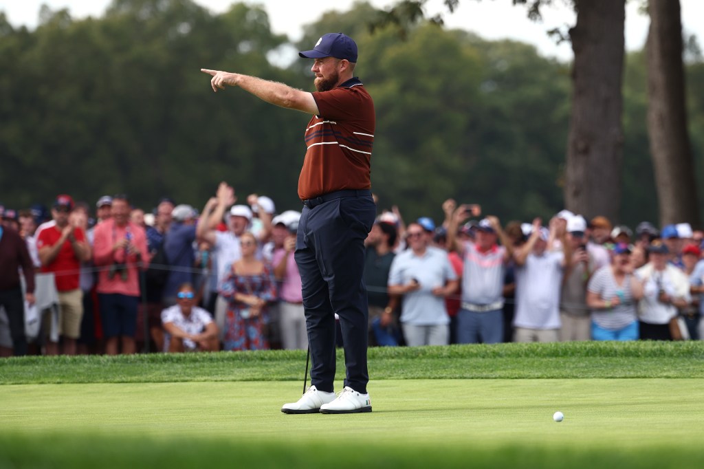 Shane Lowry and Europe react