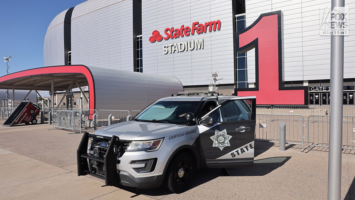 Security around Charlie Kirk memorial