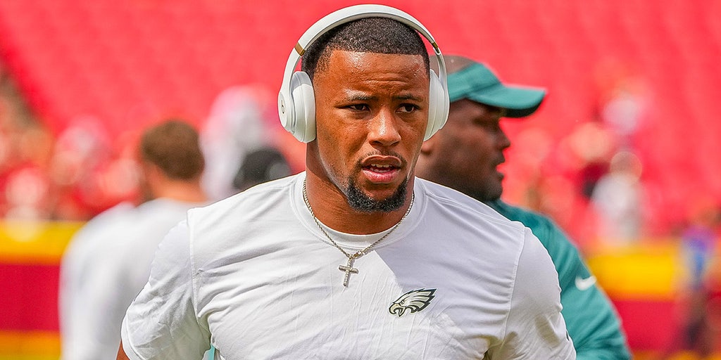 NFL fines Barkley $46,371 for dangerous helmet violation against Chiefs; Kelce also fined; officiating under scrutiny ahead of Week 3